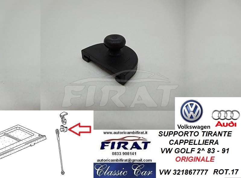 SUPPORTO TIRANTE CAPPELLIERA VW GOLF 83-91 (321867777)